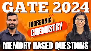 GATE 2024 Chemistry Solutions | Memory Based Questions | Answer Key|Exam Analysis Chemistry |Review