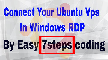 How to connect Ubuntu Vps into Windows RDP by 7steps putty coding easy way 2022
