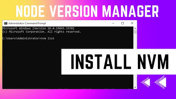 Install nvm in windows | Node Version Manager