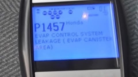 Causes and Fixes P1457 Code on a Honda Civic