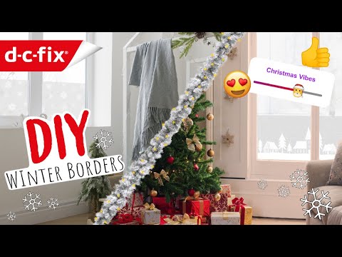 d-c-home  A winter wonderland on your window—with d-c-fix® winter borders