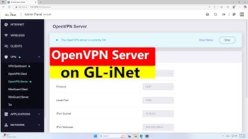 how to use GL-iNet as VPN server with OpenVPN