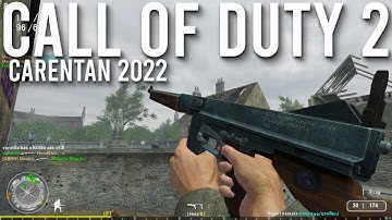 Call of Duty 2 Multiplayer In 2022 Carentan TDM Gameplay | 4K