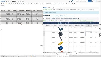OpenBOM and Onshape drawing