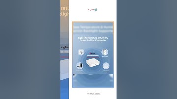 Tuya ZigBee Smart Home Temperature Humidity Sensor with BackLight LCD Works With Google Assistant...