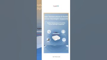 Tuya ZigBee Smart Home Temperature Humidity Sensor with BackLight LCD Works With Google Assistant...