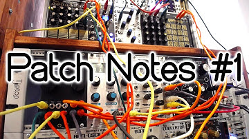 Patch Notes #1 - Euclidean Rhythms with Ornament & Crime