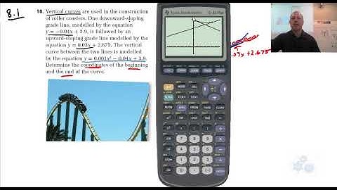 PC 20 8.1 #10 homework question (solving systems of equations graphically)