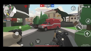 Polywar team Death match gameplay