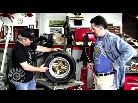 Adam Carolla and Sandy Ganz Demonstrate Tire Mount...