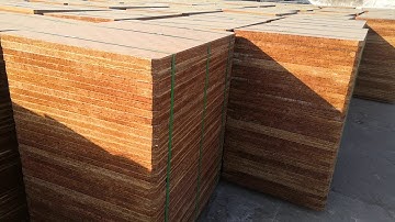 Different size Bamboo pallets PVC pallets GMT pallets for concrete block making machine