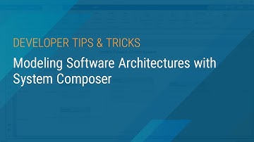 Modeling Software Architectures with System Composer