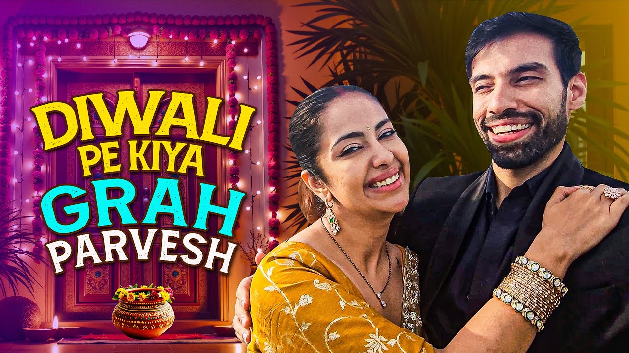 DIWALI PE KIYA GRAH PARVESH | AVIKA | MILIND