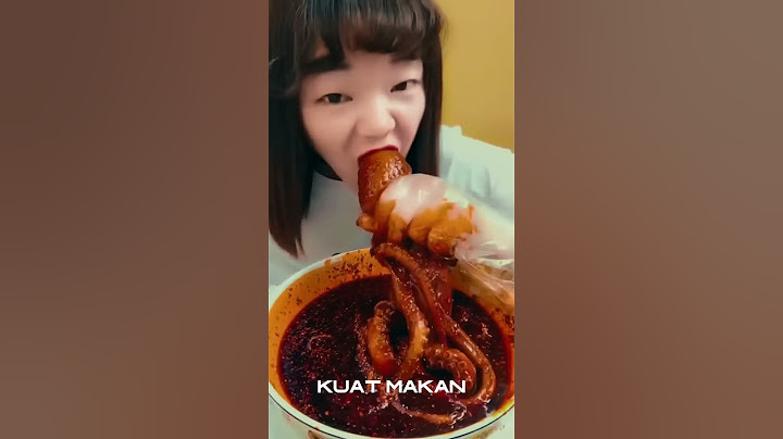 makan gurita besar dan pedas