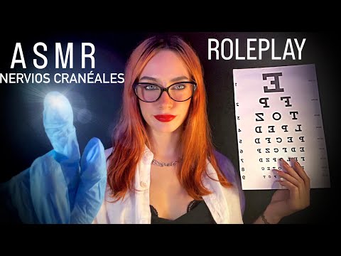 ASMR test NERVIOS CRANEALES - ROLEPLAY MÉDICO Asmr Argentina