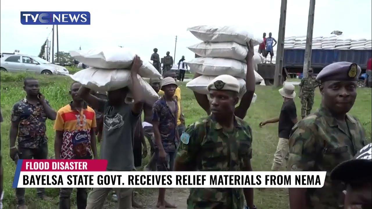 Bayels State Govt Receives Flood Relief Materials from NEMA