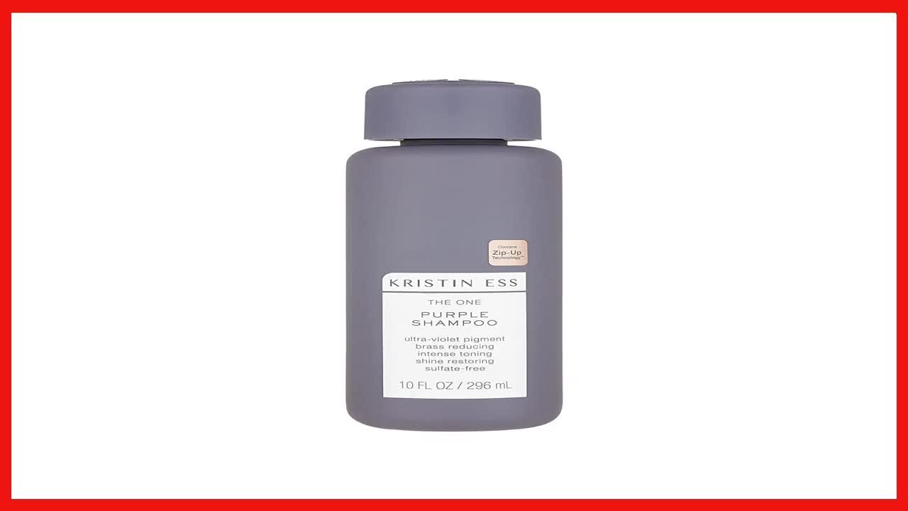 Great product -  Kristin Ess Hair The One Purple Shampoo, Toning for Blonde Hair, Neutralizes Brass