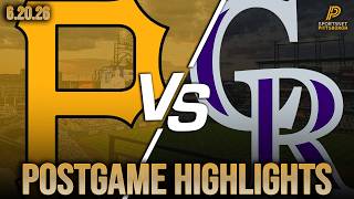 Condensed Game | Pittsburgh Pirates vs. Colorado Rockies - 6/20/26