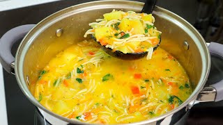 Eat day and night. I lost weight thanks to this vegetable soup!  3 Vegetable Soup Recipes!