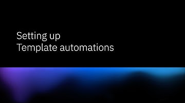 How to set up template automations?