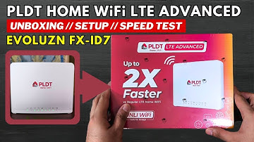 PLDT Home WiFi LTE Advanced (Evoluzn FX-ID7) | Unboxing, Speed Test, Setup