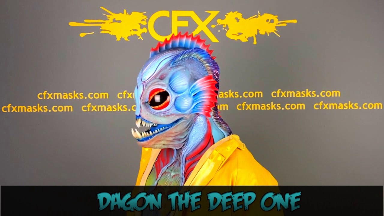 CFX Dagon the Deep One Silicone Mask Movement Video
