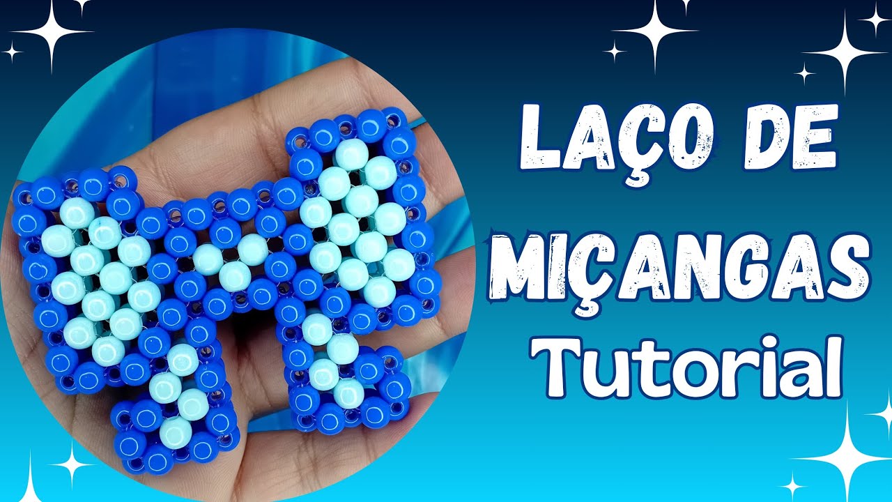 LAÇO DE MIÇANGAS PARA CHAVEIRO-TUTORIAL ✨️ 
