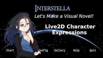 Make a Visual Novel in Unity 2023 - Episode 10 (part 4) Live2D Character Expressions