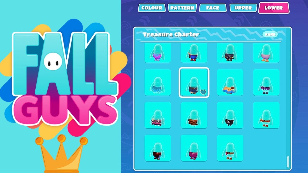 What A Fall Guys Locker Looks Like at Crown Rank 25