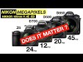 Nikon D700 vs D500 vs D850 vs Z6: 12MP 20MP 45MP 24MP. DOES IT MATTER with Nikon 105mm f1.4E ED lens