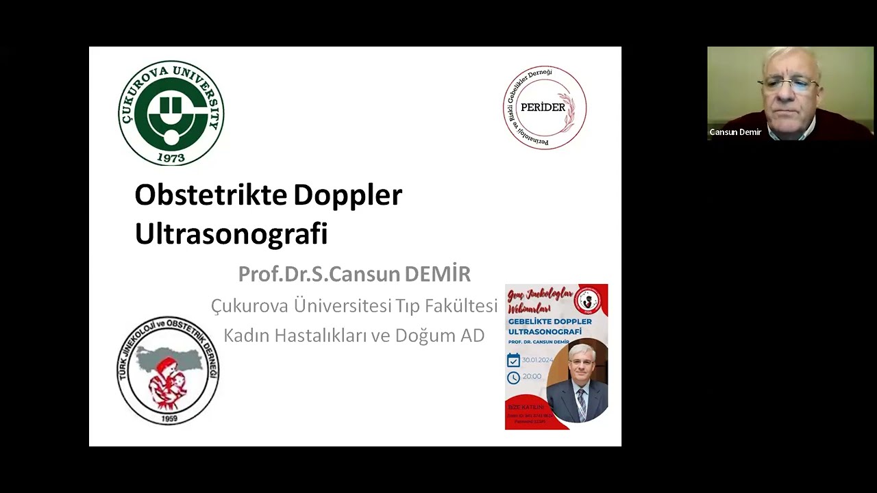 Gebelikte Doppler Ultrasonografi - Prof. Dr. Cansun Demir