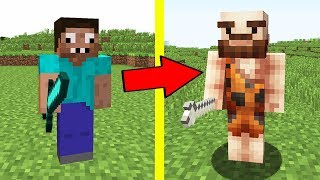 ПРО СТАЛ ПЕЩЕРНЫМ ЧЕЛОВЕКОМ НУБОМ В МАЙНКРАФТ 2  ! ПРО ПРОТИВ ТРОЛЛИНГ ЛОВУШКА В MINECRAFT мультик