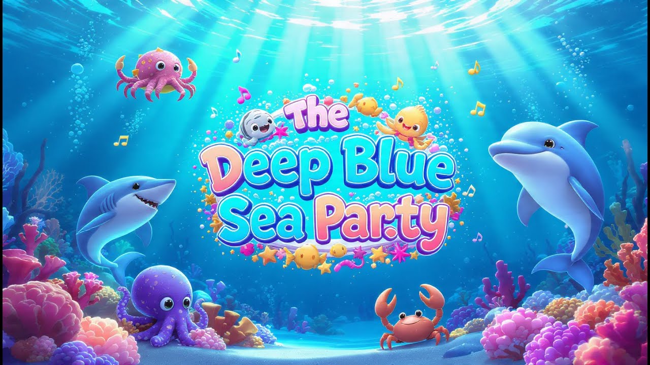 The Deep Blue Sea Party | Tiny Sun Club Nursery Rhymes & Original Kids Songs