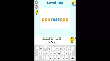 Dingbats Level 108 Answers