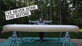 Restoring a FIBREGLASS CANOE | An outdoor DIY project