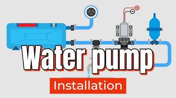 How to set up a 12v camper van water pump | #vanconversion #busconversion #buslife #vanlife