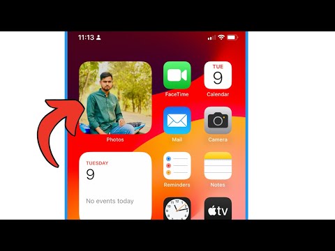Как установить собственные виджеты фотографий на главный экран iPhone (2024)