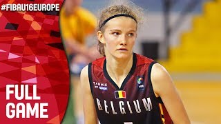 Belgium v Finland - Full Game - Quarter-Final - FIBA U16 Women's European Championship 2017