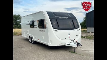 2020 - Swift Sprite Super Quattro FB Caravan - 6 Berth - Fixed Bed - End Washroom - Walkround Video