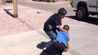 Two Boys Fighting For A Girl