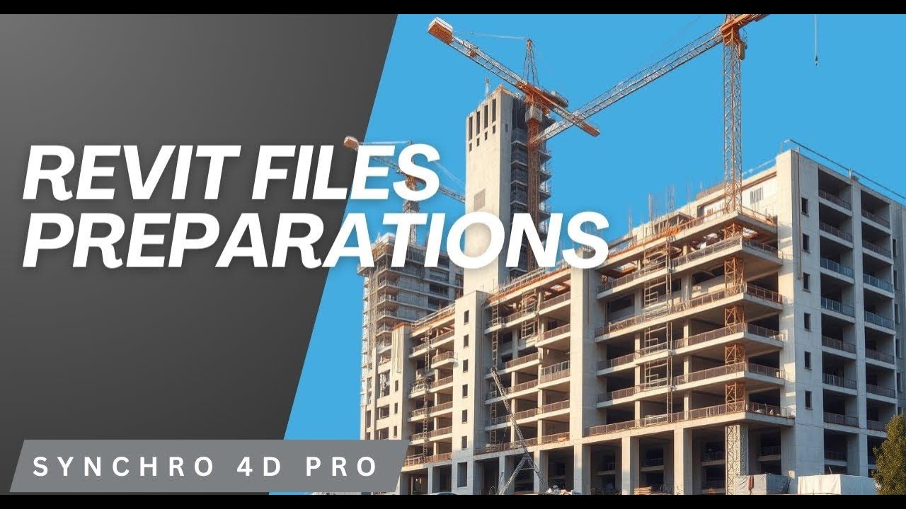 Synchro 4d Pro Preparing Files in Revit YouTube