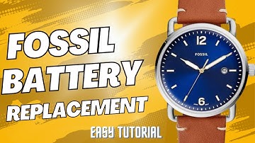 Fossil Battery Replacement | Fossil Watch | Battery Replacement | DIY