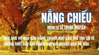 NẮNG CHIỀU | LÊ TRỌNG NGUYỄN | AI COVER NHẠC VÀNG XƯA – TRỮ TÌNH HOÀI NIỆM