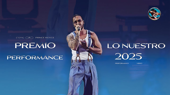 Prince Royce - Premio lo Nuestro Performance 2025 ♾️