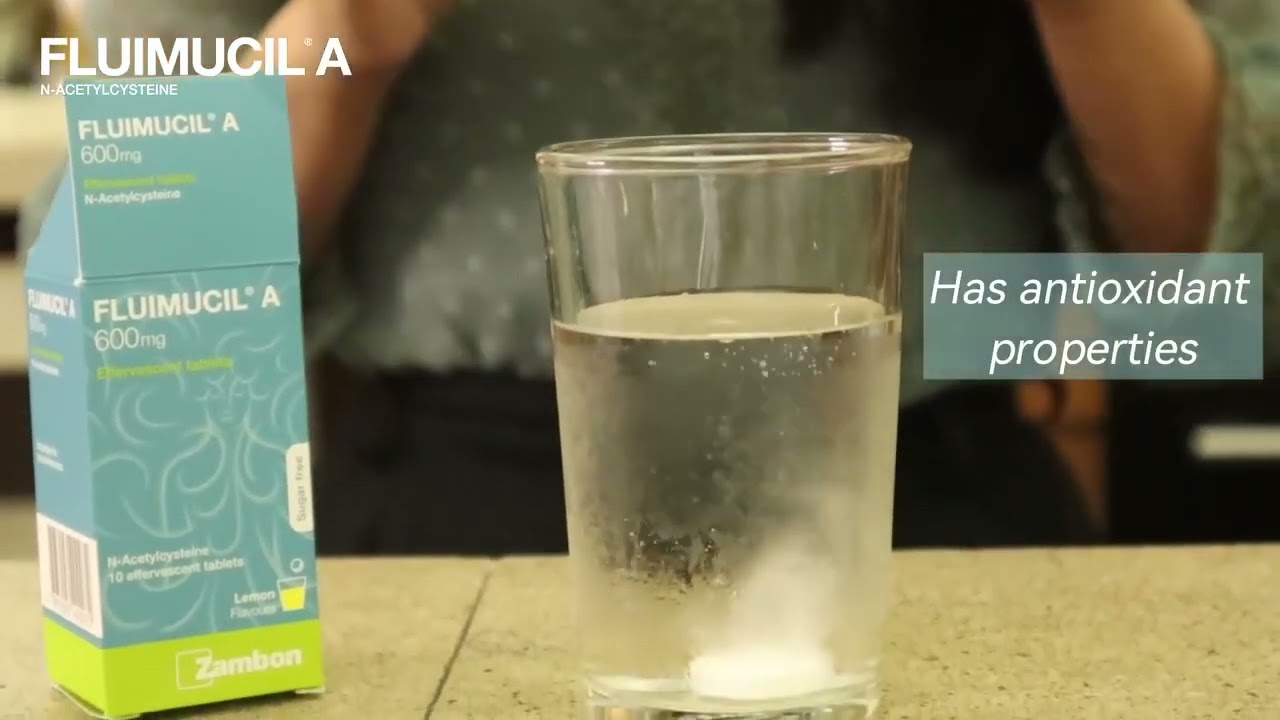 How to take Fluimucil 600mg effervescent tablet