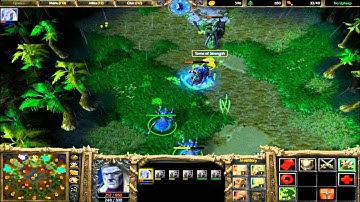 4v4 Random Team #7 Warcraft 3 The Frozen Throne Battle net Multiplayer Commentary