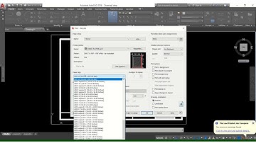 CAD: How to save from drawing file to pdf with correct paper size?