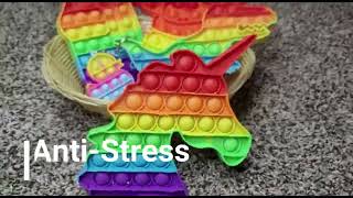 5Pcs Pop It Fidget Toys Pack Sensory Toys, Manha & Amna Push Pop Bubble Fidget Toy screenshot 4