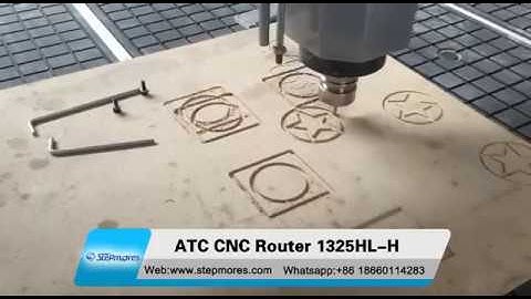 ATC CNC Router 1325HL-H from stepmores machine,8pcs linear tools