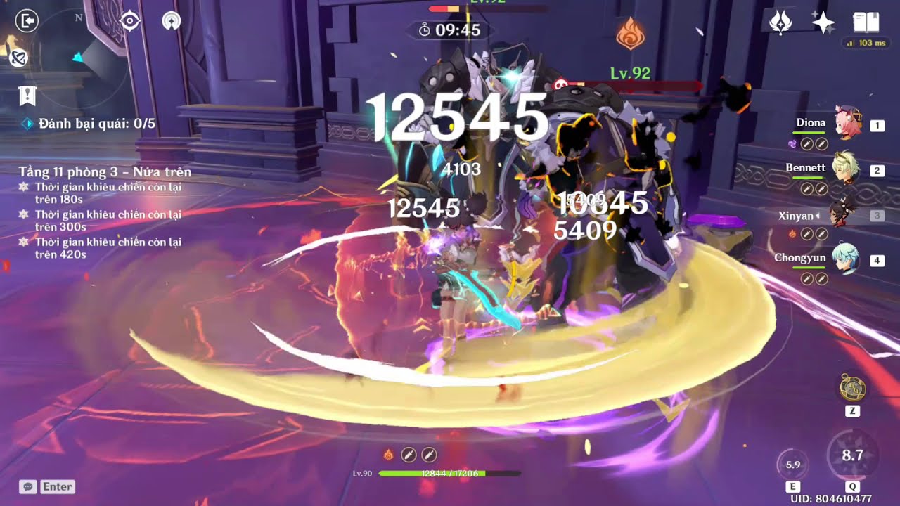 (Genshin Impact) C6 Xinyan vs Floor 11-3 Abyss